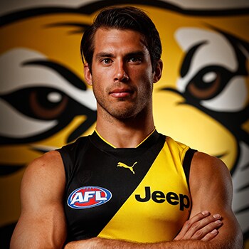 AFL 2017 Portraits - Richmond MELBOURNE, AUSTRALIA - FEBRUARY 17: Alex Rance of the Tigers poses for a photograph during the Richmond Tigers 2017 official team photo day at Punt Road Oval on February 17, 2017 in Melbourne, Australia. (Photo by Michael Willson/AFL Media)